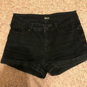 BDG Urban Outfitters Black Mid Rise Jean Shorts